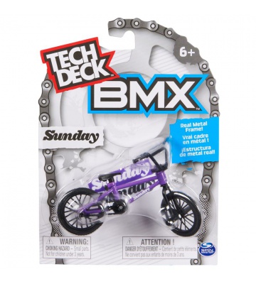 Tech Deck BMX ποδήλατο συλλογής Sunday μωβ