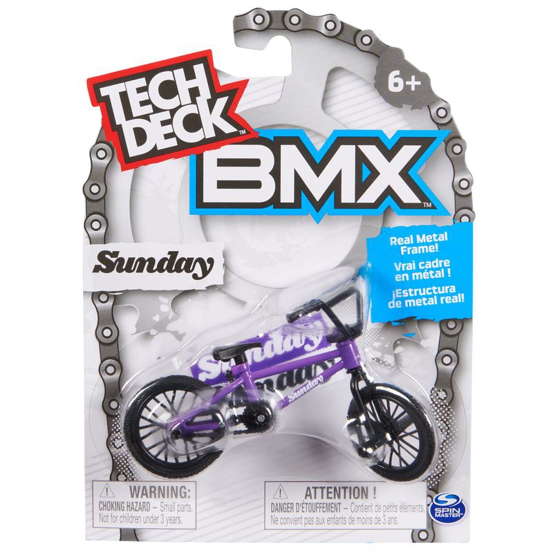Tech Deck BMX ποδήλατο συλλογής Sunday μωβ