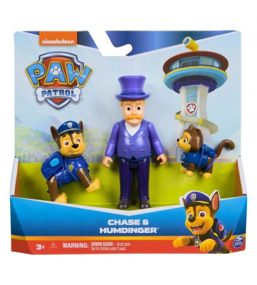 Paw Patrol δήμαρχος Χαμίντινγκερ με φιγούρα του Τσέις
