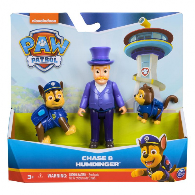 Paw Patrol δήμαρχος Χαμίντινγκερ με φιγούρα του Τσέις