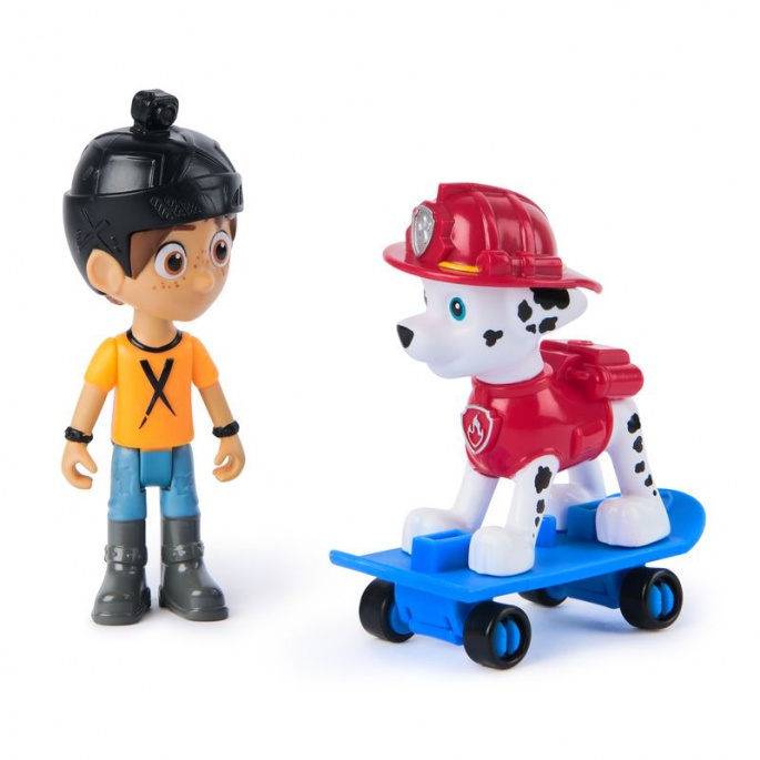 Paw Patrol ο γενναίος Ντάνι Χ με τη φιγούρα Μάρσαλ
