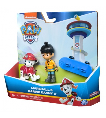 Paw Patrol ο γενναίος Ντάνι Χ με τη φιγούρα Μάρσαλ