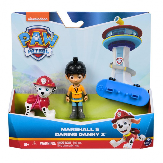 Paw Patrol ο γενναίος Ντάνι Χ με τη φιγούρα Μάρσαλ