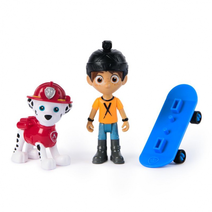 Paw Patrol ο γενναίος Ντάνι Χ με τη φιγούρα Μάρσαλ