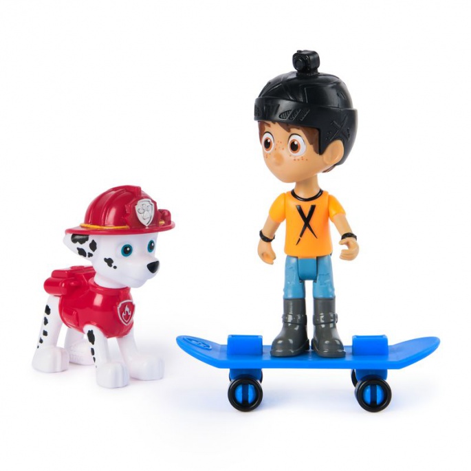 Paw Patrol ο γενναίος Ντάνι Χ με τη φιγούρα Μάρσαλ