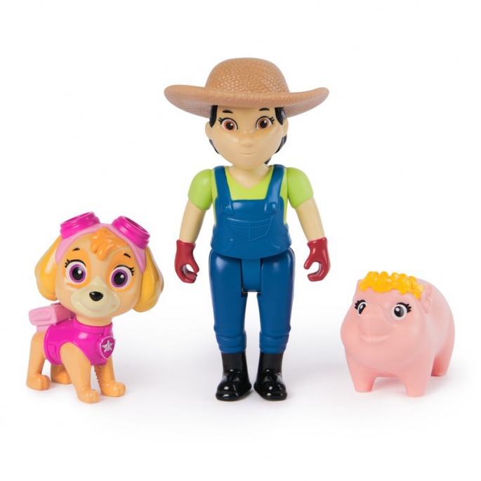 Paw Patrol η αγρότισσα Υούμι με την φιγούρα της Σκάι