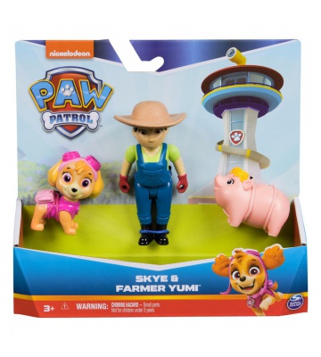 Paw Patrol η αγρότισσα Υούμι με την φιγούρα της Σκάι