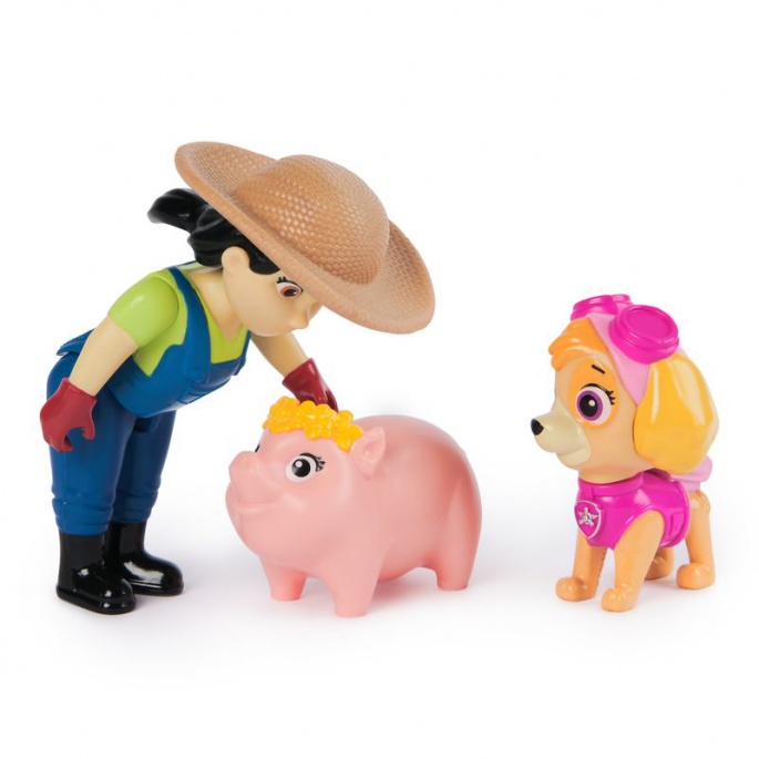 Paw Patrol η αγρότισσα Υούμι με την φιγούρα της Σκάι