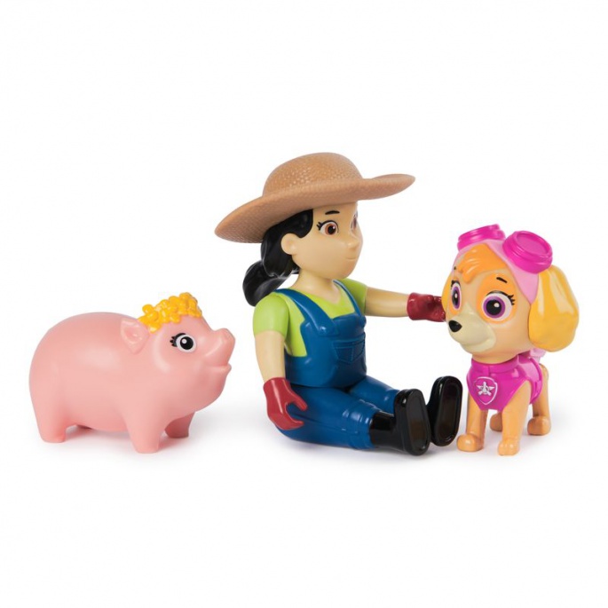 Paw Patrol η αγρότισσα Υούμι με την φιγούρα της Σκάι