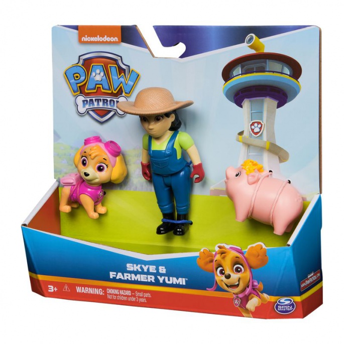 Paw Patrol η αγρότισσα Υούμι με την φιγούρα της Σκάι