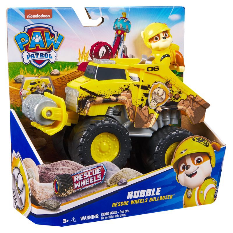 Όχημα θεματικών διάσωσης Paw Patrol Rescue Wheels του Rubble