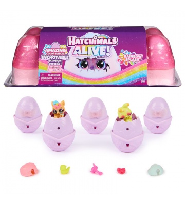 Hatchimals Alive αγαπημένα ζωάκια σε νερό κουτί