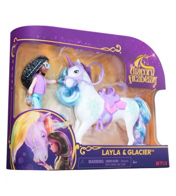 Unicorn Academy φιγούρες Layla και Glacier 11 εκ.