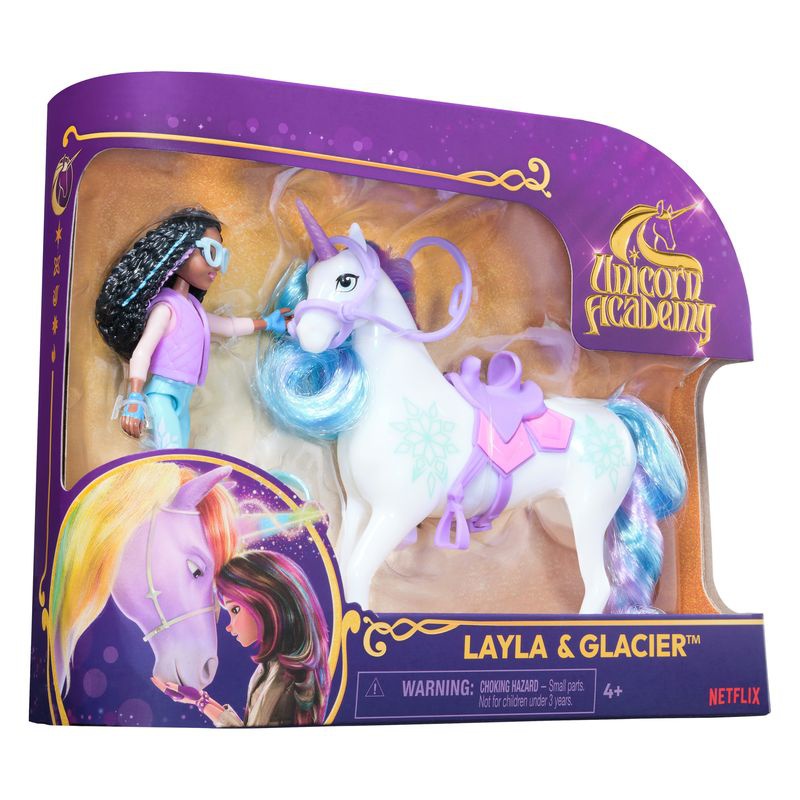 Unicorn Academy φιγούρες Layla και Glacier 11 εκ.