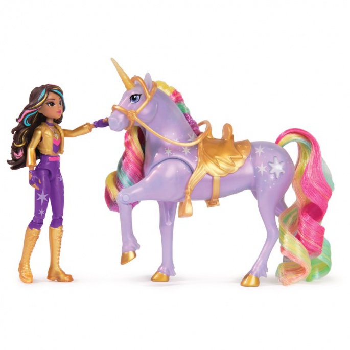 Unicorn Academy φωτεινός μονόκερος και φιγούρα Sophia & Wildstar 11 cm