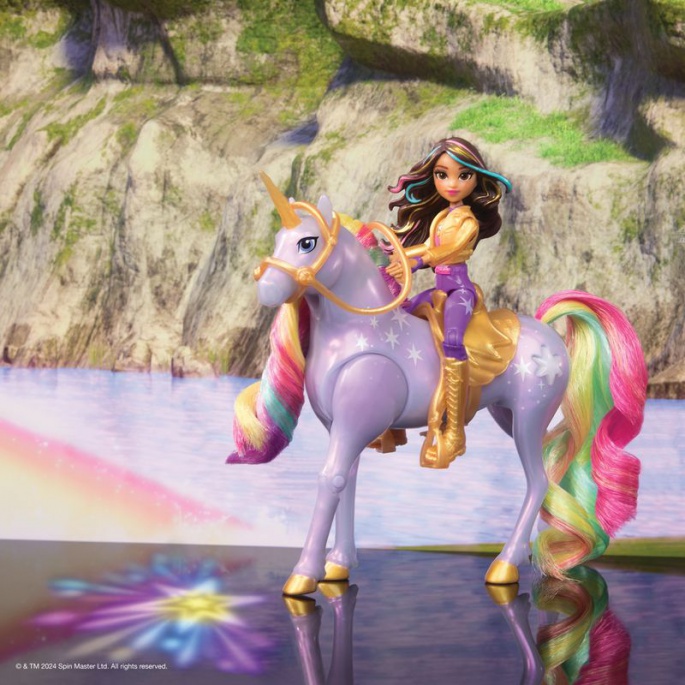 Unicorn Academy φωτεινός μονόκερος και φιγούρα Sophia & Wildstar 11 cm