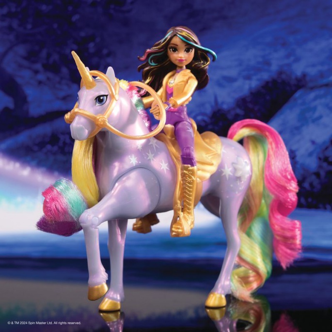 Unicorn Academy φωτεινός μονόκερος και φιγούρα Sophia & Wildstar 11 cm