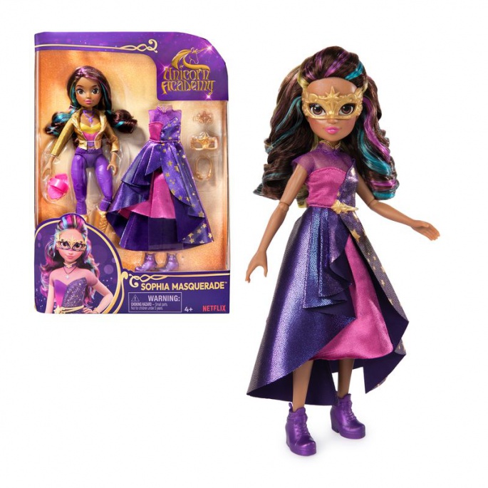 Unicorn Academy deluxe κούκλα Sophia 24 εκ.