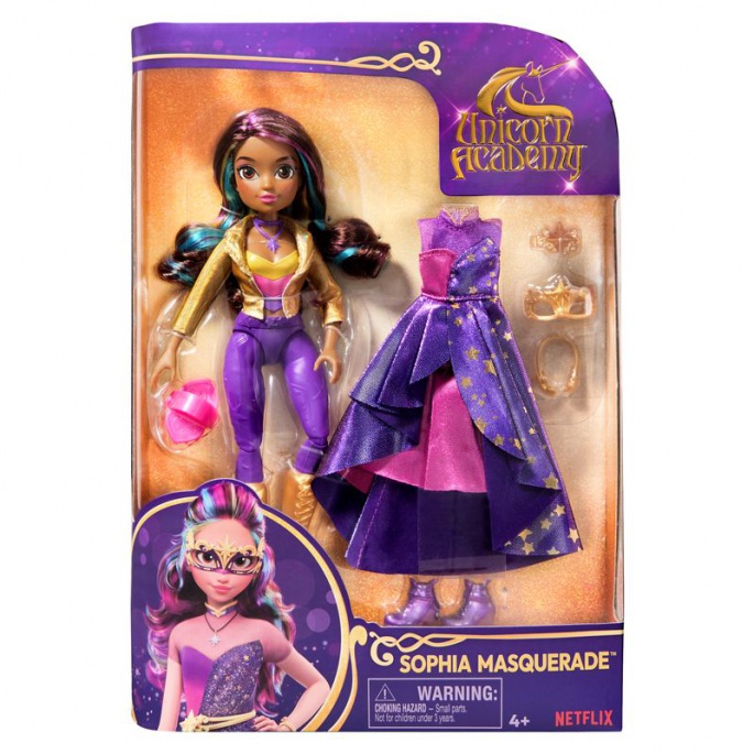 Unicorn Academy deluxe κούκλα Sophia 24 εκ.