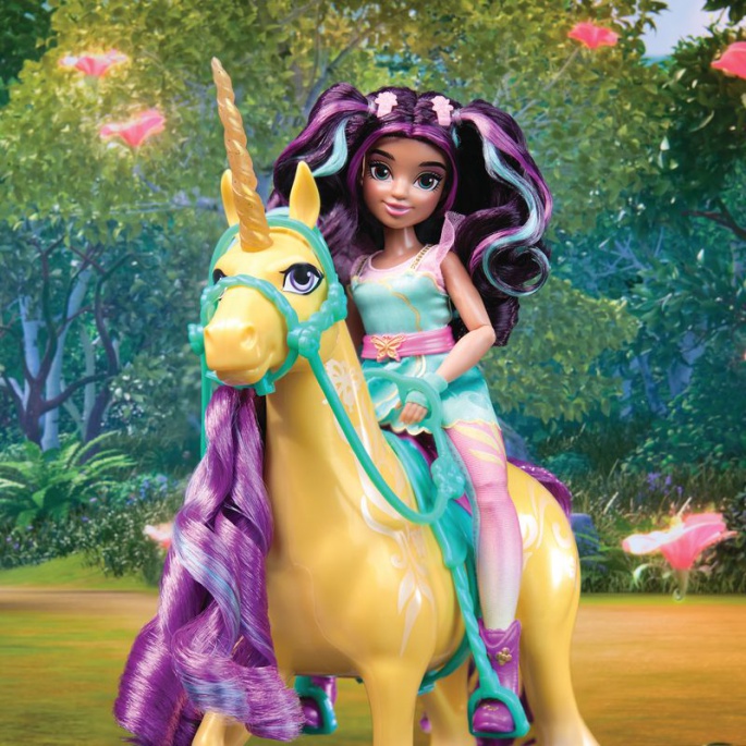 Unicorn Academy Brushing Μονόκερος Leaf 28 cm