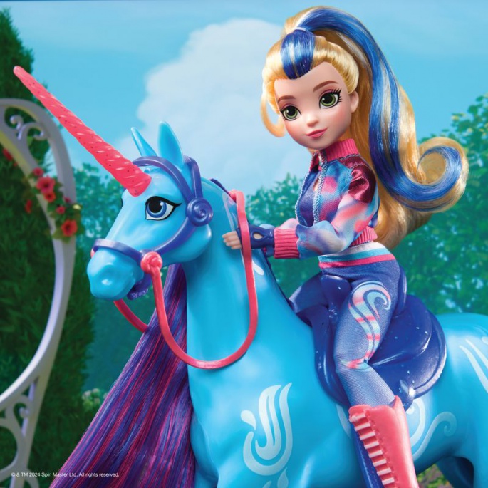 Unicorn Academy χτένα μονόκερος River 28 εκ.