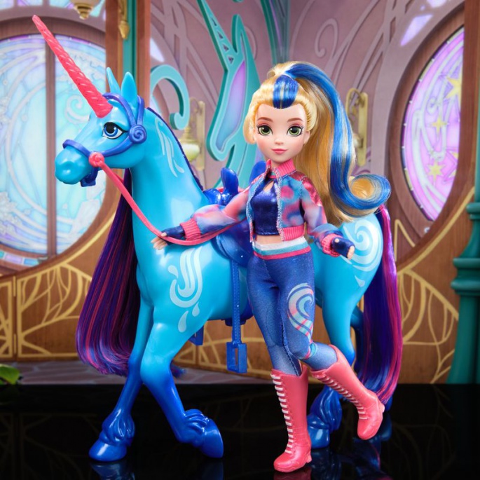 Unicorn Academy χτένα μονόκερος River 28 εκ.