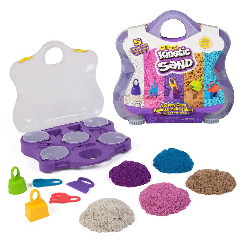 Kinetic Sand βαλίτσα με αξεσουάρ