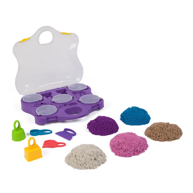 Kinetic Sand βαλίτσα με αξεσουάρ