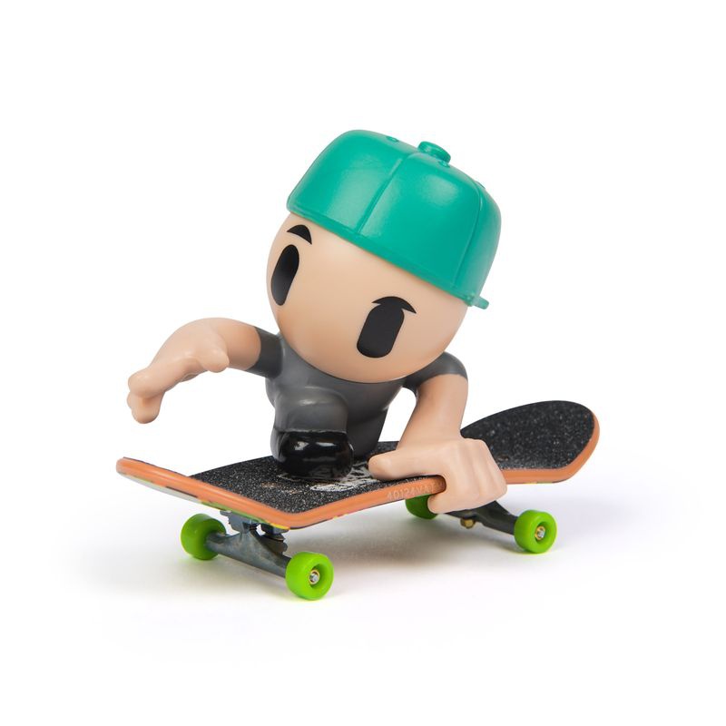 Tech Deck SK8 Crew fingerboard με φιγούρα πράσινο καπέλο με γείσο