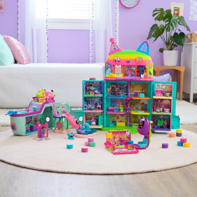 Μεγάλο εορταστικό σπίτι στο Gabby's Dollhouse