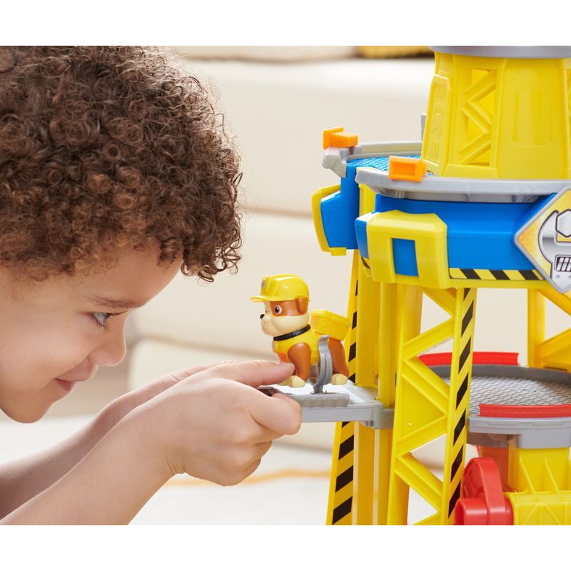 Πακέτο: Rubble & Crew διαδραστικός γερανός με ήχους 60 εκ + βασικό όχημα Ραμπλ