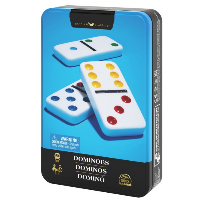 Spin Master Games ντόμινο σε μεταλλικό κουτί