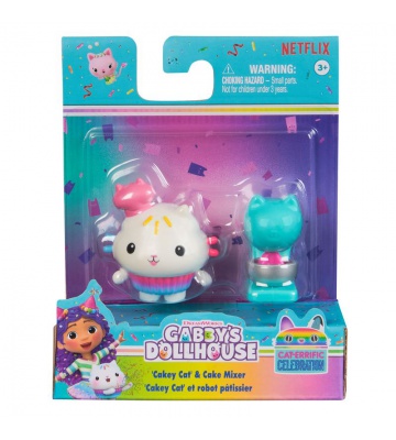 Gabby's Dollhouse, φιγούρα Cakey Cat με αξεσουάρ
