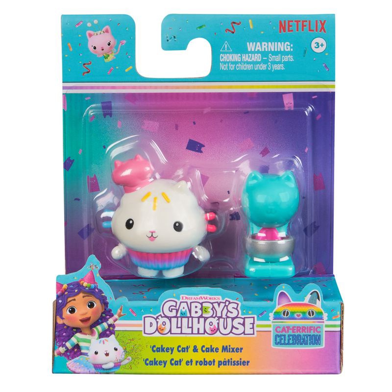 Gabby's Dollhouse, φιγούρα Cakey Cat με αξεσουάρ