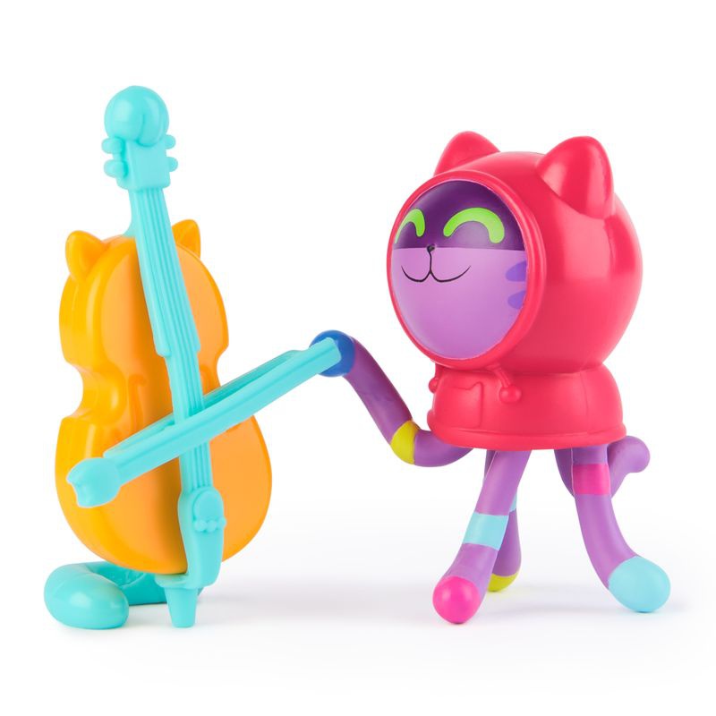 Gabby's Dollhouse, φιγούρα Dj Catnip με αξεσουάρ