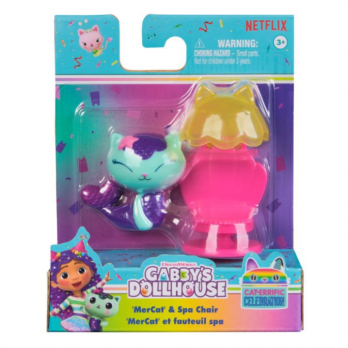 Gabby's Dollhouse, φιγούρα Mercat με αξεσουάρ