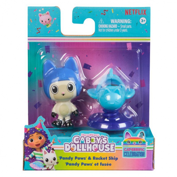Gabby's Dollhouse, φιγούρα της Panda Paws με αξεσουάρ