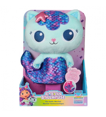 Gabby's Dollhouse παιχνίδι από πλούσιο ύφασμα Mercat με λειτουργίες