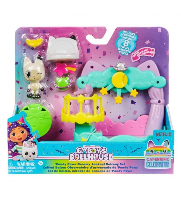 Gabby's Dollhouse με το παρατηρητήριο μπαλκόνι