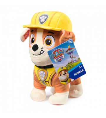 Χνουδωτό βασικό παιχνίδι της ομάδας Paw Patrol, Rubble 18 εκατοστά