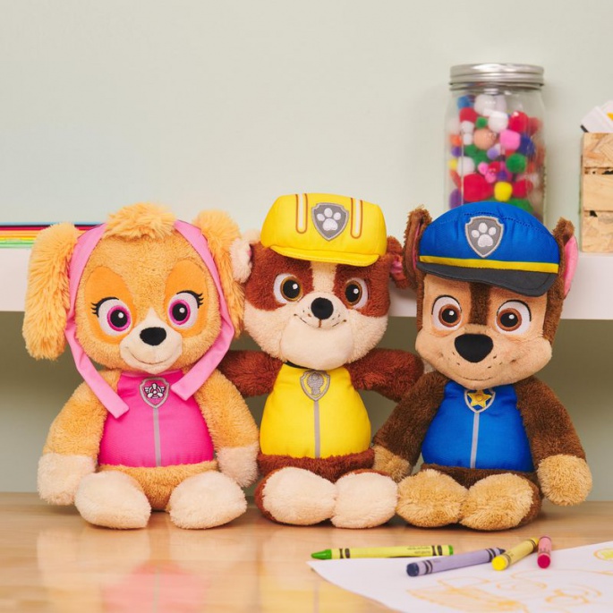Paw Patrol Marshall παιχνίδι από υφασμάτινο χνουδωτό 32 εκ.