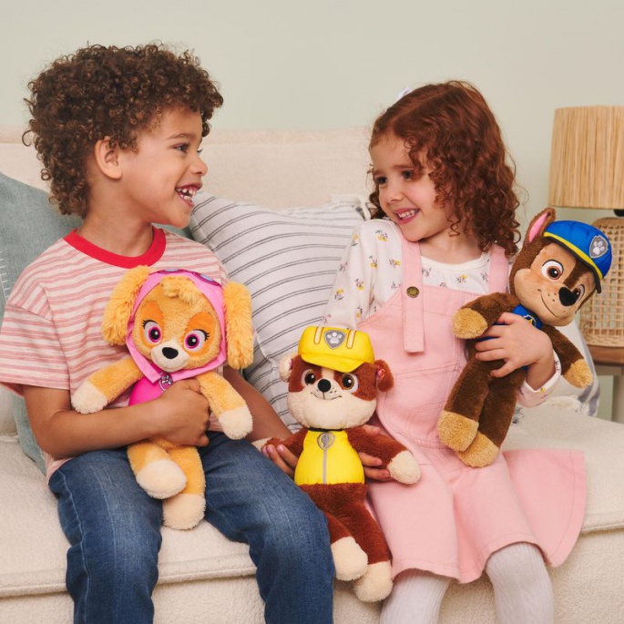 Paw Patrol Marshall παιχνίδι από υφασμάτινο χνουδωτό 32 εκ.