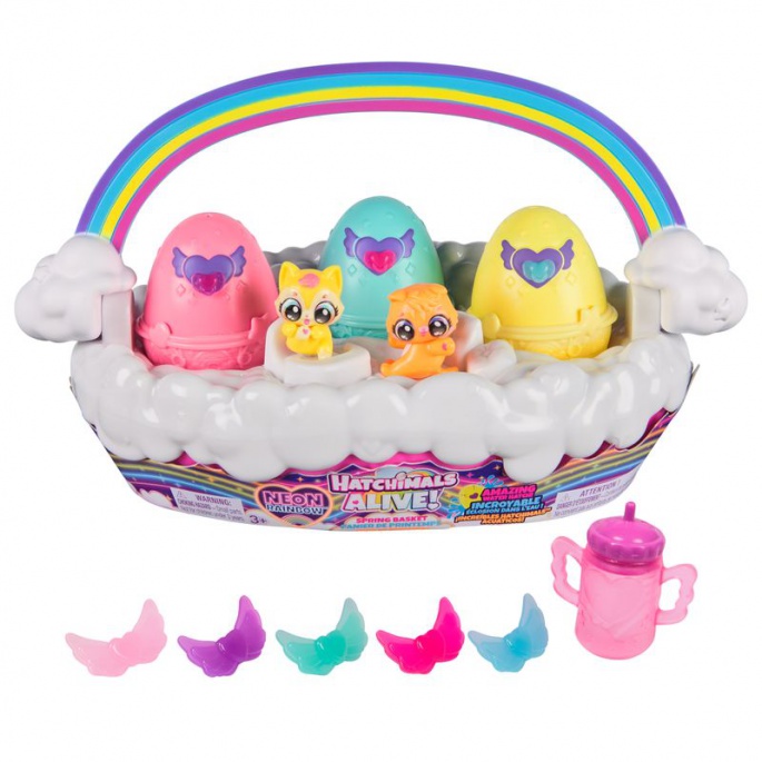 Hatchimals Το σύννεφο με τη νεονίζουσα ουράνια τόξο πολλαπλών συσκευασιών