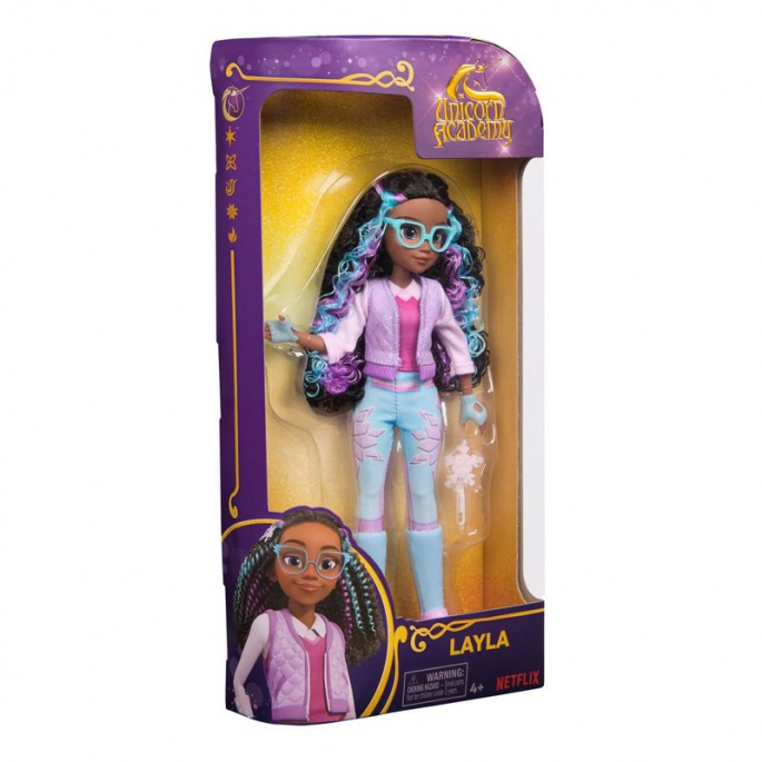 Unicorn Academy κούκλα Layla 24 εκ.