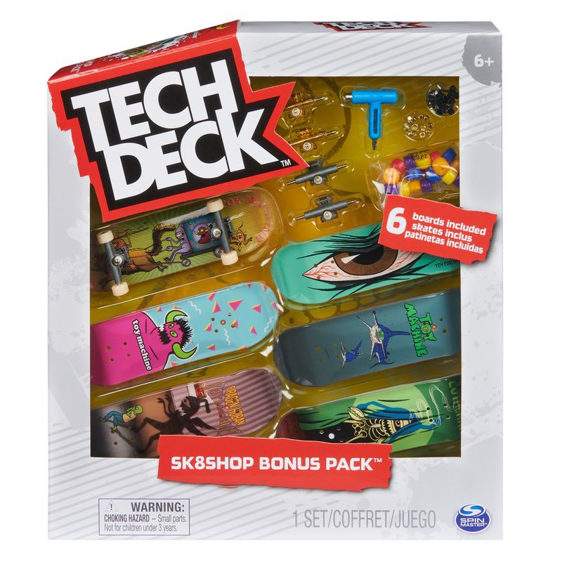 Tech Deck fingerboard 6τμχ με εξαρτήματα