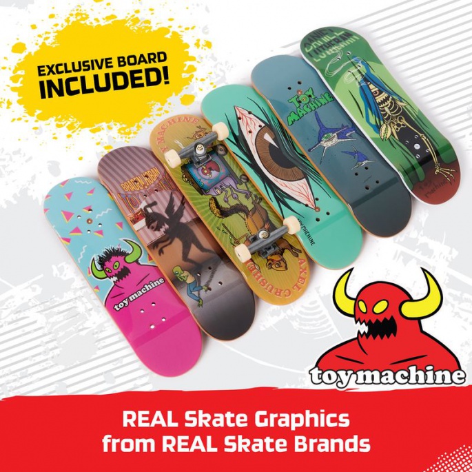 Tech Deck fingerboard 6τμχ με εξαρτήματα