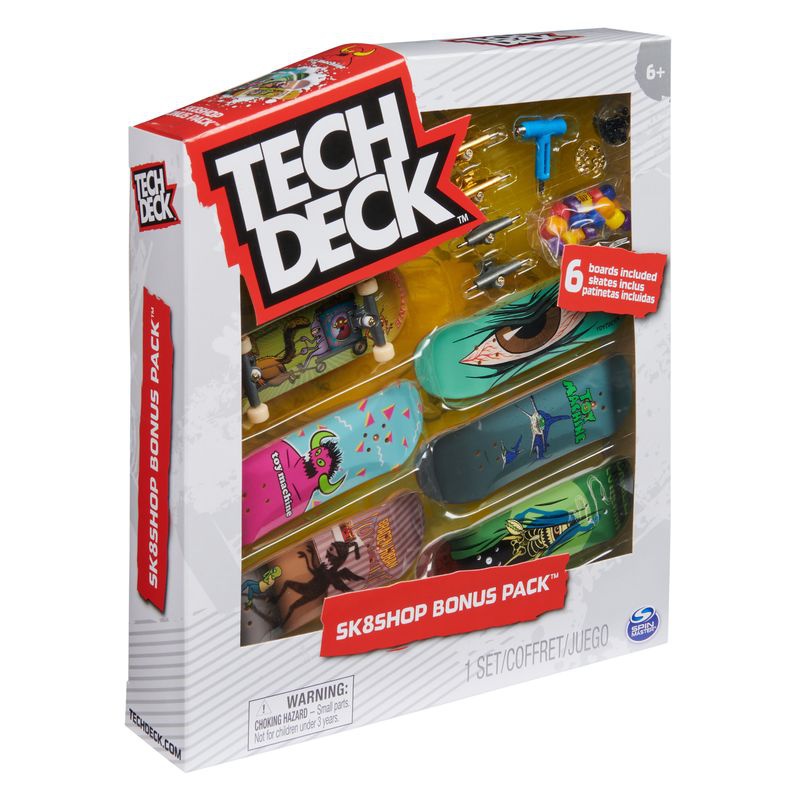 Tech Deck fingerboard 6τμχ με εξαρτήματα
