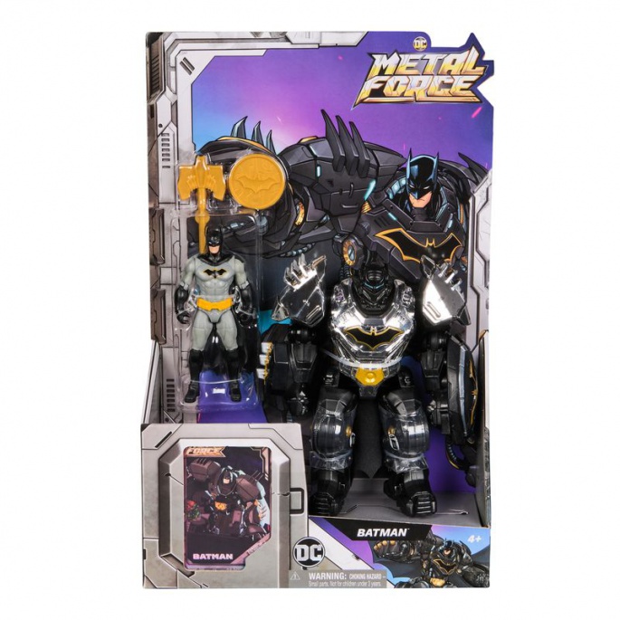 DC Metal Force Batman μορφή με ενεργητική στολή