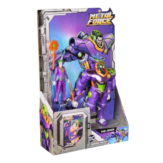 Φιγούρα DC Metal Force Joker με κοστούμι δράσης