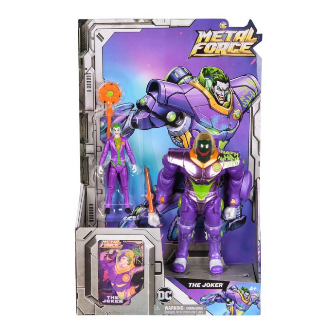 Φιγούρα DC Metal Force Joker με κοστούμι δράσης